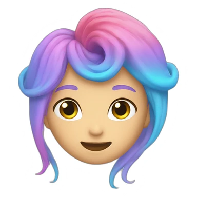 Coeur arc en ciel sticker