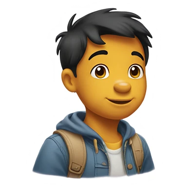 Winnie the Pooh as a human sticker