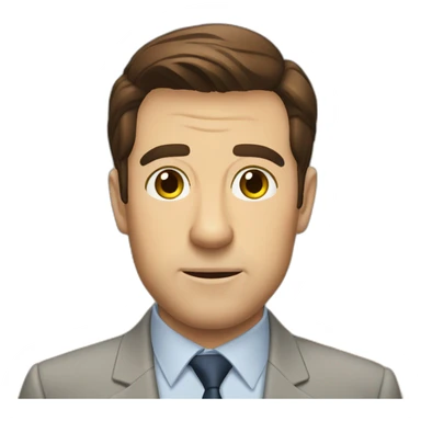 andy bernard from the office sticker
