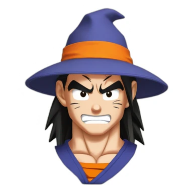Goku from dragon ball z sticker