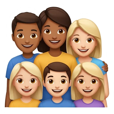 Friends talking sticker