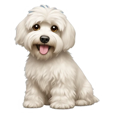 Havanese poodle mix sticker