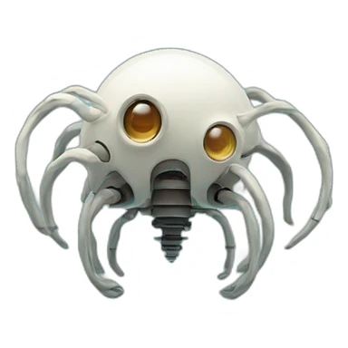 futurist organism structure sticker