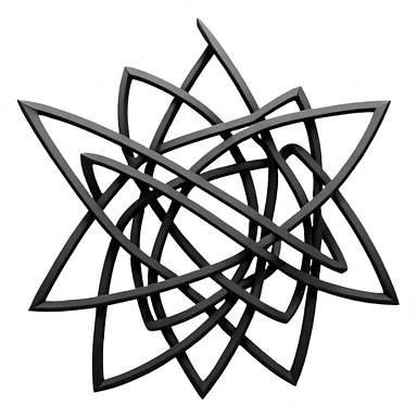 image with cahotic lines sticker