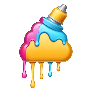 graffiti spray sticker