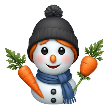 snowman with outfits  sticker