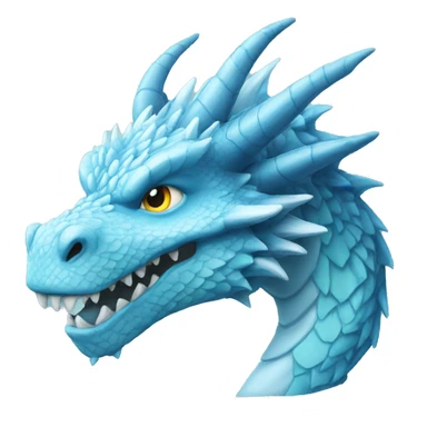 Ice dragon sticker