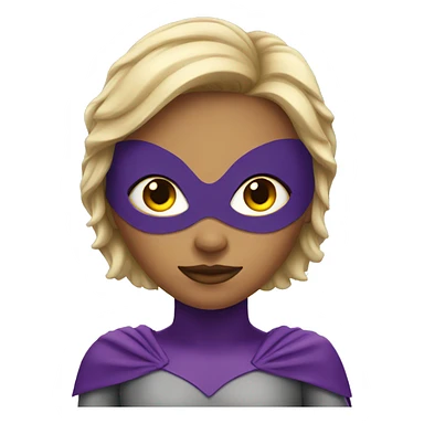 superhero female sticker