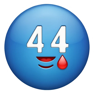 make no 4 into a emoji please sticker