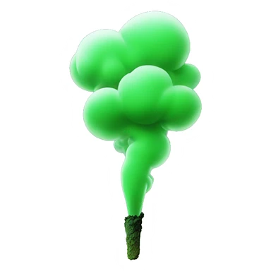 green smoke sticker