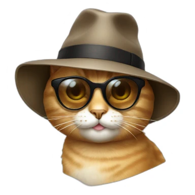 cat-with-sunglasses-and-hat sticker