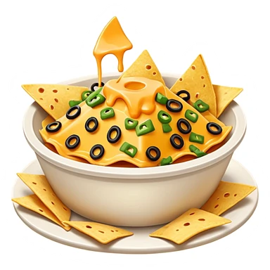 nachos with cheese dip sticker