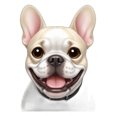 french bulldog happy sticker