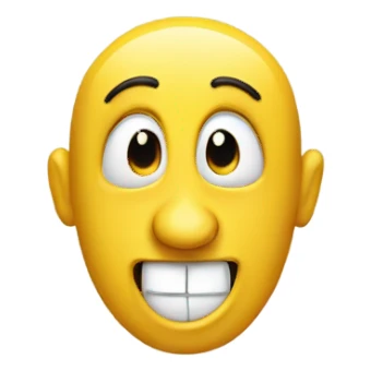 Big nose emoji sticker