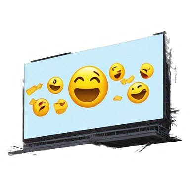 billboard+fun sticker