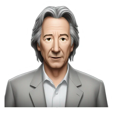 Alan Rickman in Die Hard sticker