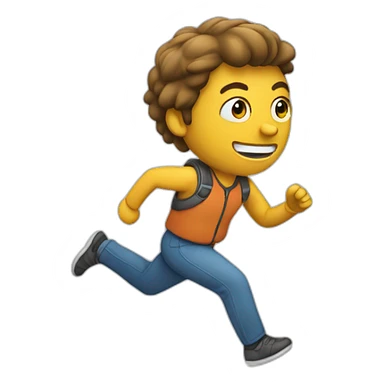 running to work sticker