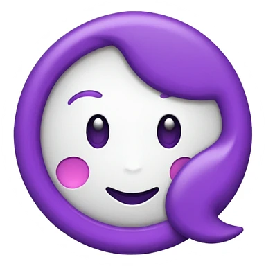-18 symbol branco e roxo sticker