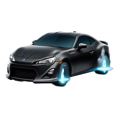 Fr-s Haunted Darth Vader’s ice cube race car with bright white headlights and glowing light saber bumpers  sticker