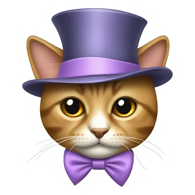 gato con traje elegante sticker