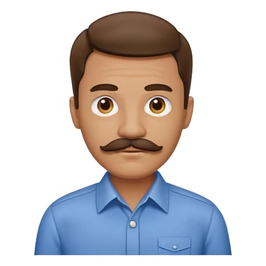 Bir adam ama biyiklari olsun sticker