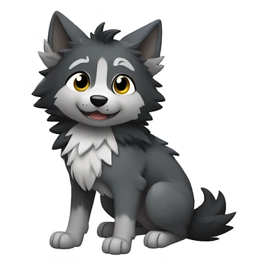 Chibi Mightyena sticker