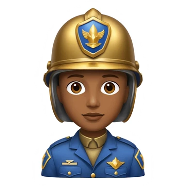 Casco con grado de sargento sticker