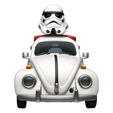 1956 First Order Storm Trooper Volkswagen bug sticker