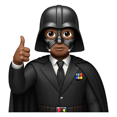Darth Vader thumb up emoji   sticker