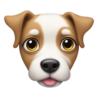 Dog with hearts sticker