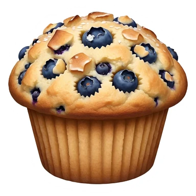 Blueberry muffin sticker