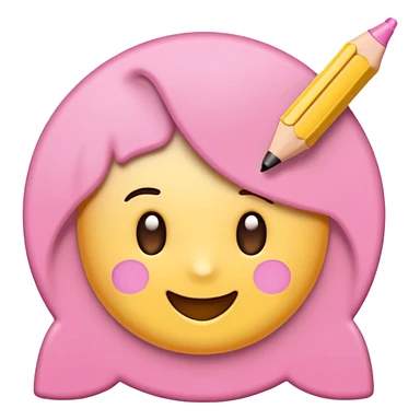 Coloring book with simple line drawings, slightly colored with marker strokes, felt-tip marker beside it, clean flat style, soft colors, emoji-style. sticker