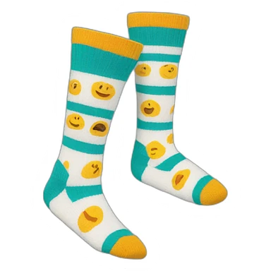 Chaussettes dépareillées sticker