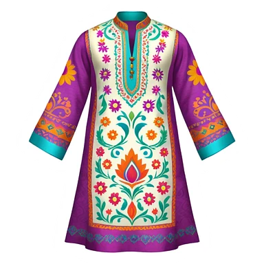 colorful kurta sticker