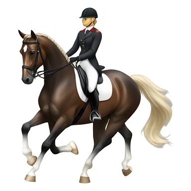 dressage horse  sticker