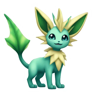 Vaporeon-Leafeon full body sticker