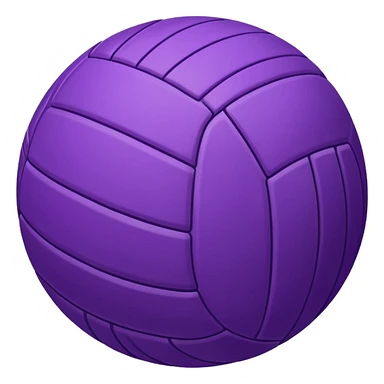 Purple Volleyball sticker