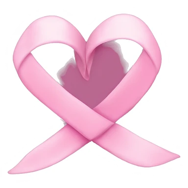 pink breast cancer ribbon sticker