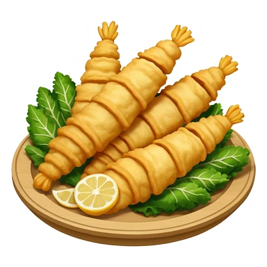 tempura vegetables only, lightly battered, extra crunchy, vibrant colors sticker