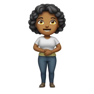 Mujer dudando sticker