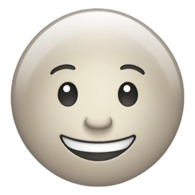 Smiling Circle Emoji sticker