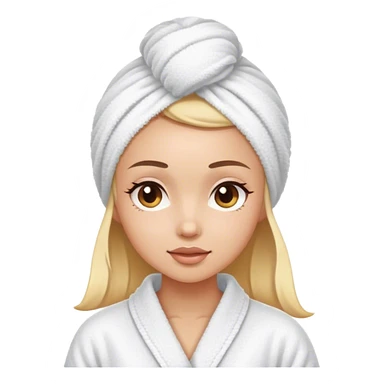 girl in spa sticker