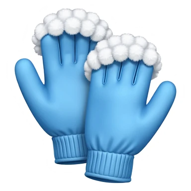 snow gloves sticker