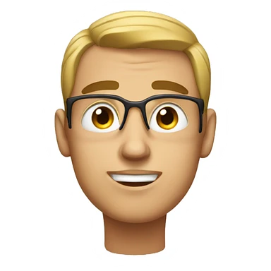 a guy looking to the top with the eyes over the horizon sticker