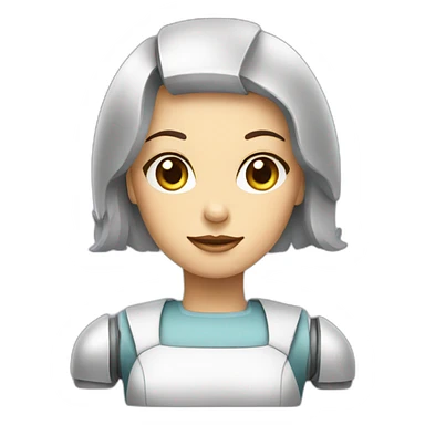 Housewife robot sticker