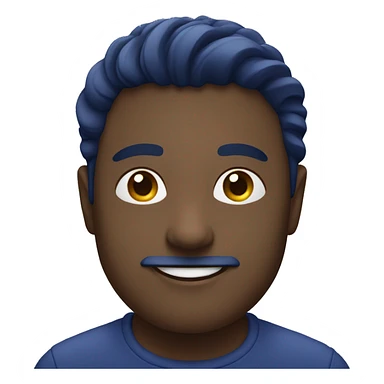 Indigo color sticker