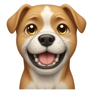 A dog crying sticker