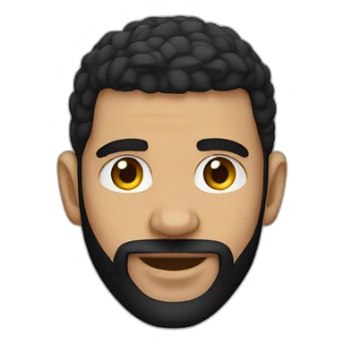 drake with cat ears sticker