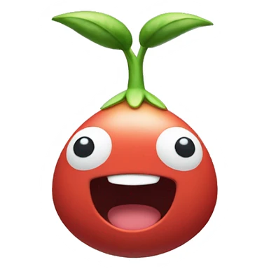 pikmin smiling at screen sticker