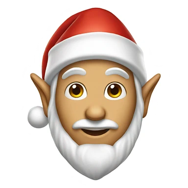 elf male santa hat sticker